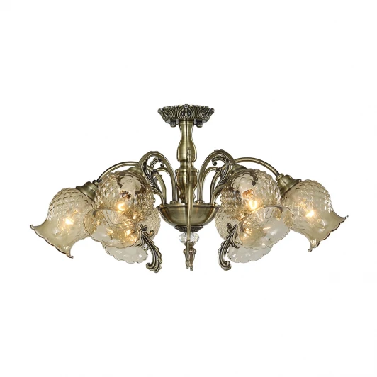 475/6PF-Oldbronze Потолочная люстра IDLamp Marmara 475/6PF-Oldbronze