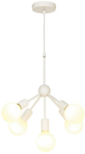 LSP-8268-W Подвесная люстра Lussole Elmira LSP-8268-W Kenner (220V, на проводе, шарики, молекулы, IP21)