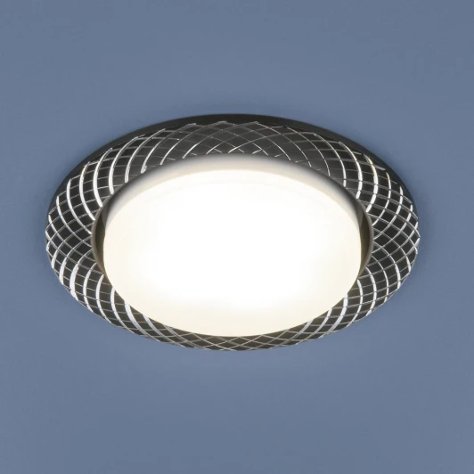 1071 GX53 BK  черный Встраиваемый точечный светильник Elektrostandard 1071 GX53 BK черный