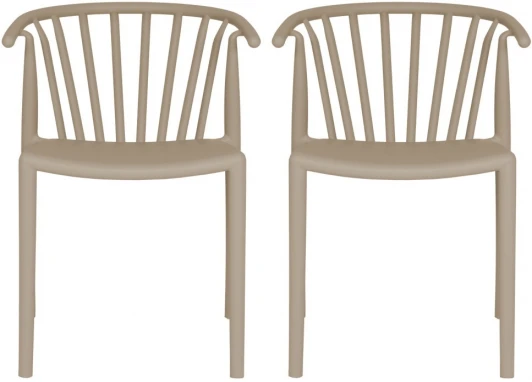 RF 0813P Комплект из 2-х стульев Bradexhome Venice капучино