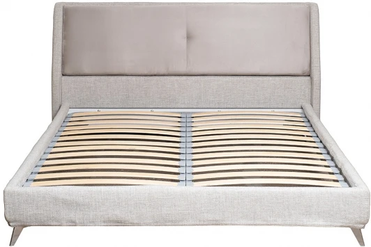 MICHELLE-160-Norton SER+Mock43 Кровать Michelle без под.мех. серый Norton SER+Mocka43 183*230*99см Garda Decor