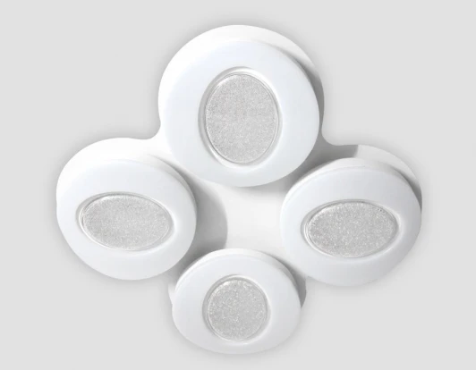 FS1584/4 208W D585*585 Потолочная люстра Ambrella Orbital Crystal Sand FS1584/4 208W D585*585