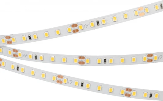 018090(2) Светодиодная лента RT-A120-8mm 24V Warm2400 (9.6 W/m, IP20, 2835, 5m) (Arlight, Открытый) 018090(2)