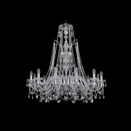 1411/12/360/XL-96 Ni Подвесная люстра Bohemia 1411 1411/12/360/XL-96/Ni