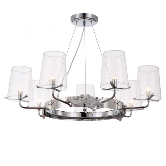 MOD040PL-07CH Подвесная люстра Maytoni Landmark MOD040PL-07CH