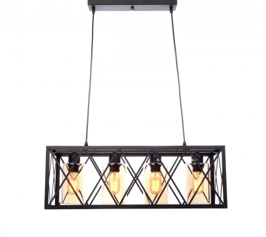 LDP 11535-4 BK Подвесной светильник Lumina Deco Nortis LDP 11535-4 BK