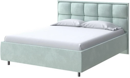 2018158 PROxSON Кровать Chessy без основания (Ткань: Велюр Casa Мятный) 120x200