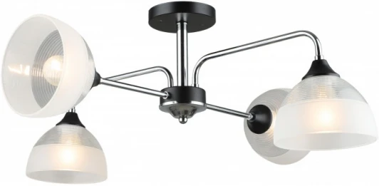 MD.4196-4-S-CH+BK Потолочная люстра на штанге Imex MD.4196-4-S-CH+BK