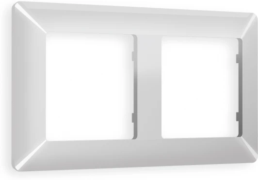 AF110402 Рамка Ambrella Volt ALFA Line (Серебро глянец) 2-ая AF110402