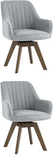УТ000035027 Кресло Stool Group вращающийся MANS серый 2 шт. УТ000035027