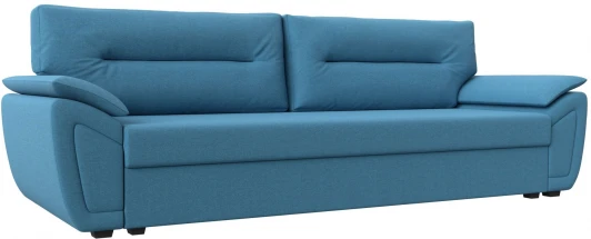 121554 Диван прямой Нэстор Лайт (Голубой/Рогожка) Лига Диванов арт.121554