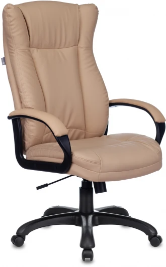 CH-879N/BEIGE Кресло руководителя Бюрократ CH-879N бежевый Or-14 эко.кожа крестовина пластик