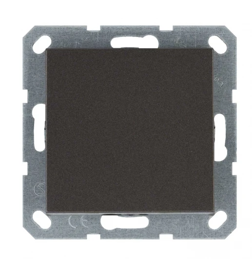 G3013Z Выключатель одноклавишный перекрестный (мокко) Jasmart G-Classic G3013Z