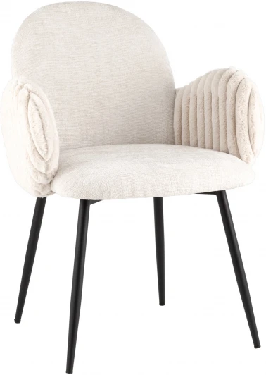 УТ000040341 Стул обеденный Stool Group Wave Stripes букле светло-серый арт.УТ000040341