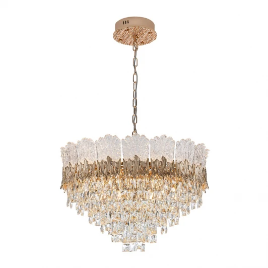 ML.9507.600 GD Подвесная люстра хрустальная Modelux MODELUX ML.9507.600 GD