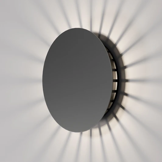 35178/D Настенный уличный светильник Elektrostandard Firenze 35178/D черный (LED, 220V, круглые, IP54)