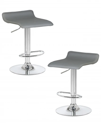 LM-3013-N_CH-M_EL-188-55 Набор 2 шт стул барный DOBRIN TOMMY (серый)