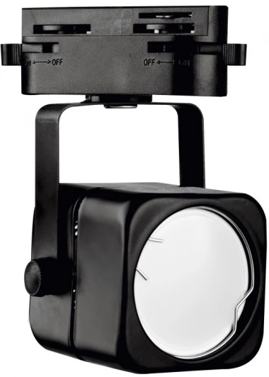 UBL-Q320 GU10 BLACK Трековый светильник Volpe UBL-Q320 GU10 BLACK (220V, куб, IP40)