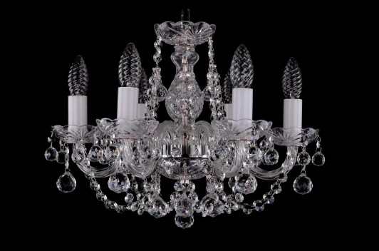 1406/6/141/Ni/Balls Подвесная люстра Bohemia 1406 1406/6/141/Ni/Balls