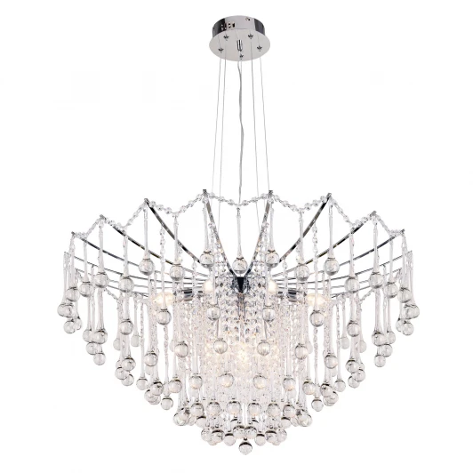 ML.6761.10 CR Подвесная люстра хрустальная Modelux MODELUX ML.6761.10 CR