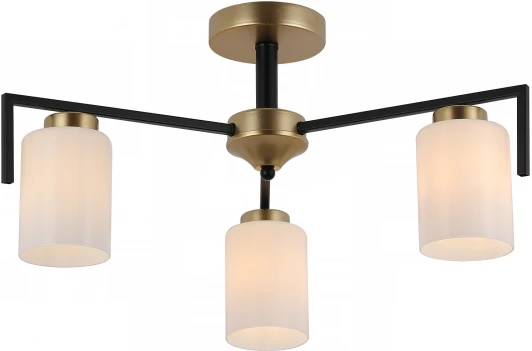 IL8250-3COU-79 BK GD Dora Потолочная люстра на штанге ILLUMICO IL8250-3COU-79 BK GD Dora