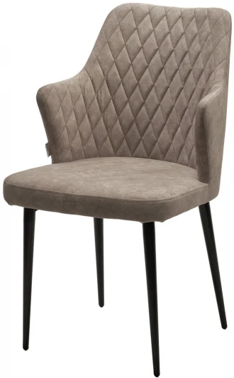 461MC05029 Стул HERMAN Kashemir 135 Бежевый, велюр / черный каркас M-City 461MC05029