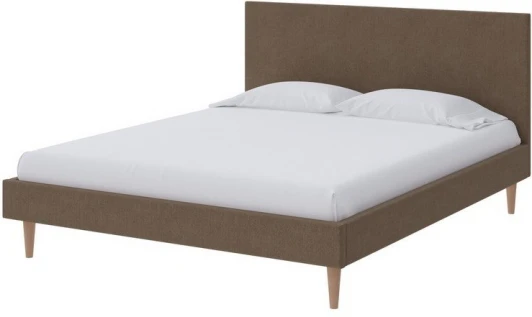 1913809 PROxSON Кровать Claro (Ткань: Рогожка Тетра Ореховый) 140x200