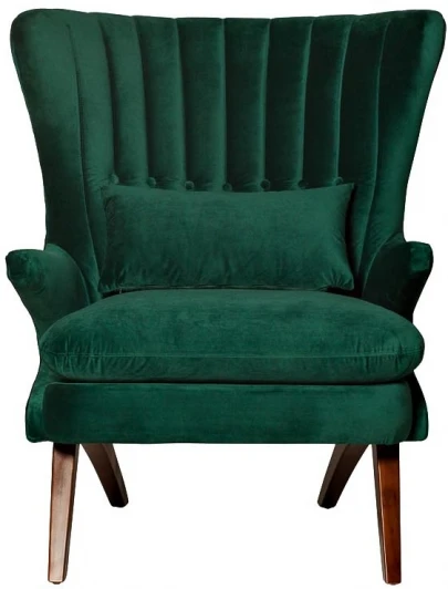 DY-733 Кресло Garda Decor DY-733 (Коричневый/Изумрудный)