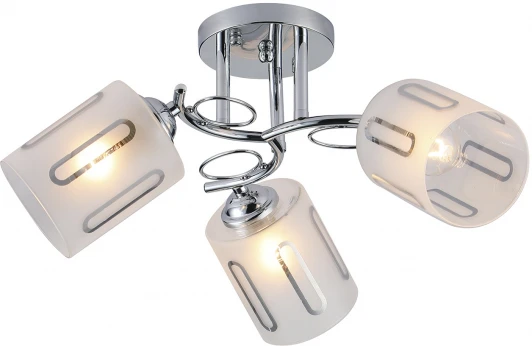 1120/3PL Потолочная люстра на штанге Escada Calluna 1120/3PL E27*40W Chrome (220V)