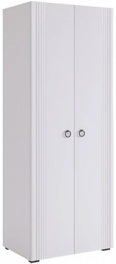 589705 Шкаф Woodville Ева 104.01 белое дерево / белый матовый арт.589705