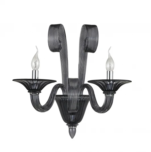 W110218/2grey Бра Donolux Firenze W110218/2grey (220V, подсвечник, свеча)