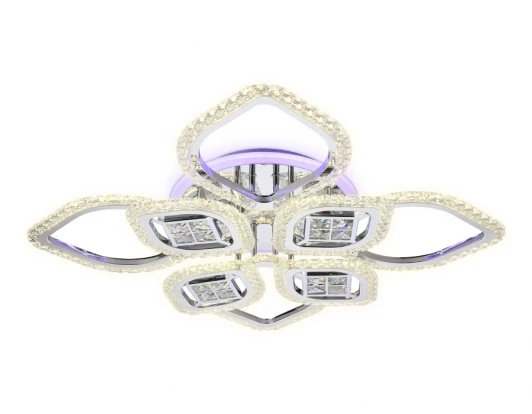 FA283 Потолочная люстра Ambrella Acrylica Ice FA283 (регулировка яркости, LED, 220V, пульт управления, управление смартфоном, умный дом - PC.Lamper, цветы)