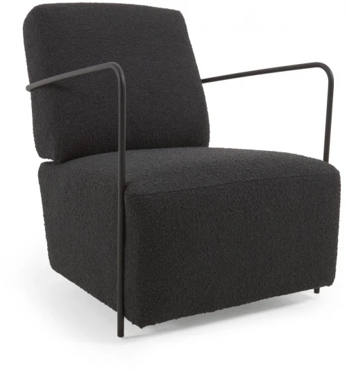 110427 Кресло La Forma (ex Julia Grup) Gamer (Черный/ Пена,Металл,Акрил,Сосна,Сталь)