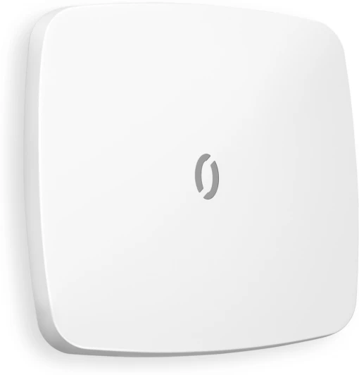 OP1220 Лицевая панель Ambrella Volt OMEGA (Белый матовый) для 1-кл выключателей с подсветкой QUANT OP1220