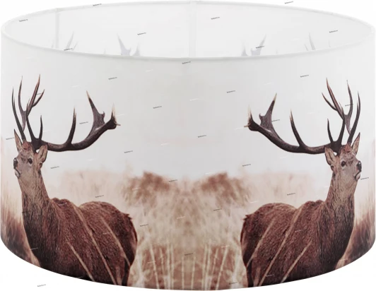 49861 Абажур Eglo Vintage, белый с коричневым