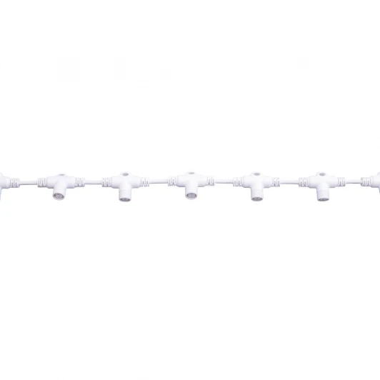 UCX-F90 T20/2M/WH Провод-шина для гирлянд серии F90PRO 2м. 20 Т-коннекторов, шаг 10см статика/мерцание IP67 белый Uniel UCX-F90 T20/2M/WH