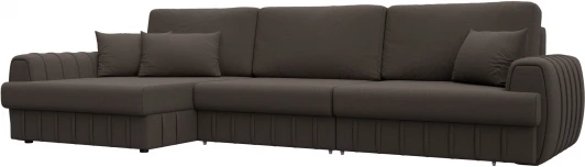 129293L Диван угловой Лига-057 НПБ Лонг угол левый Лига Диванов (Рогожка) арт.129293L