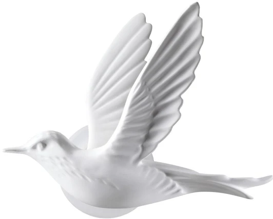 4341/3WLA Настенный светильник Odeon Light Colombella 4341/3WLA белый гипс IP20 LED 3W HIGHTECH (левый) (220V, птички)