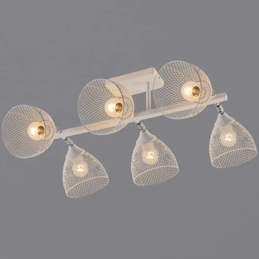 01568-3.3-06 WH+CR Потолочная люстра на штанге Reluce 01568-3.3-06 WH+CR (220V)