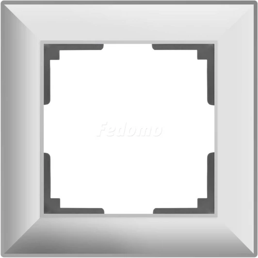 WL14-Frame-01 WH Рамка на 1 пост Werkel Fiore, белый