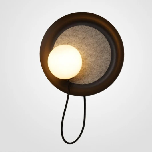 Margott-Wall01 Настенный светильник Margott Wall D25 Black By ImperiumLoft Margott-Wall01 (220V, шар, круглые)