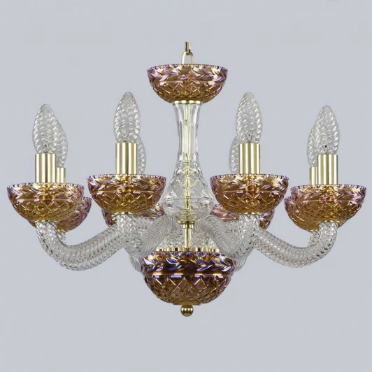 1311/8/165 G Cl/Shampan/M-1F Подвесная люстра Bohemia 1311 1311/8/165 G Cl/Shampan/M-1F