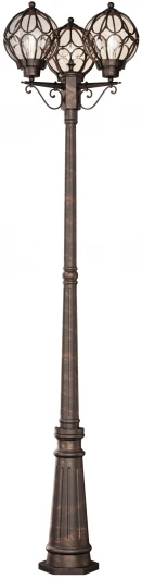 O023FL-03G Наземный фонарь Maytoni Via O023FL-03G (220V, шарики, IP44)