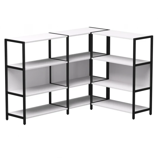 254ST14W39005 Набор стеллажных систем №14 Everprof EVO (ЭВО) 1635x1215x1120 Белый/Черный 254ST14W39005