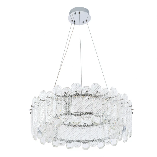 ML.350.600 CR Подвесная люстра светодиодная хрустальная с регулировкой цветовой температуры Modelux MODELUX ML.350.600 CR