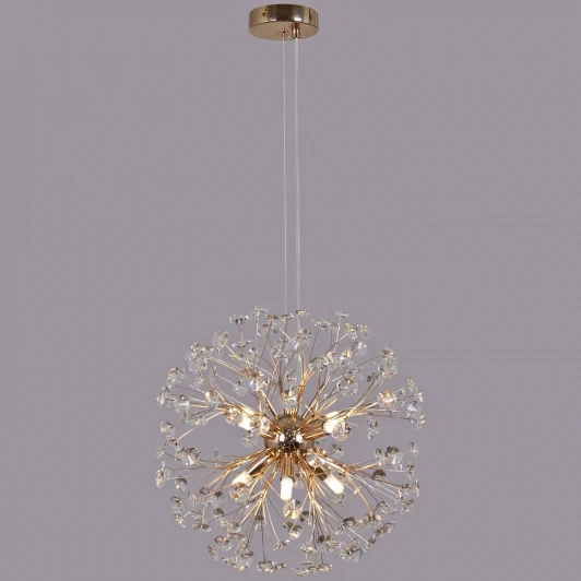 IL5006-8PPA-26 GD BOND Подвесная люстра хрустальная ILLUMICO IL5006-8PPA-26 GD BOND