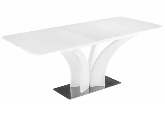 11189 Стеклянный стол Woodville Horns 140 super white 11189