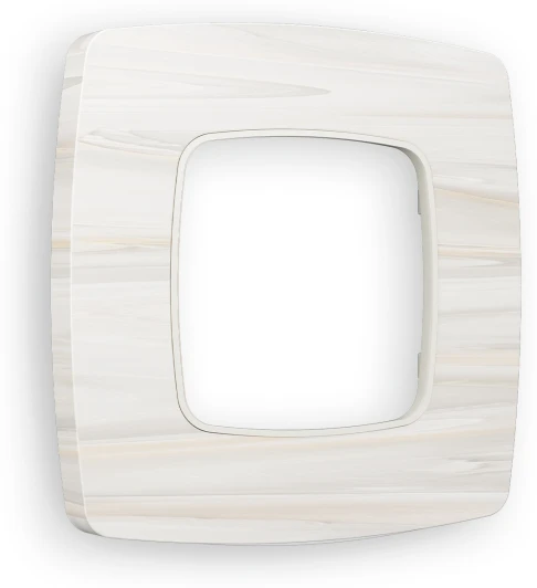 OF940301 Рамка Ambrella Volt OMEGA Opera (Бежевый мрамор) 1-ая OF940301