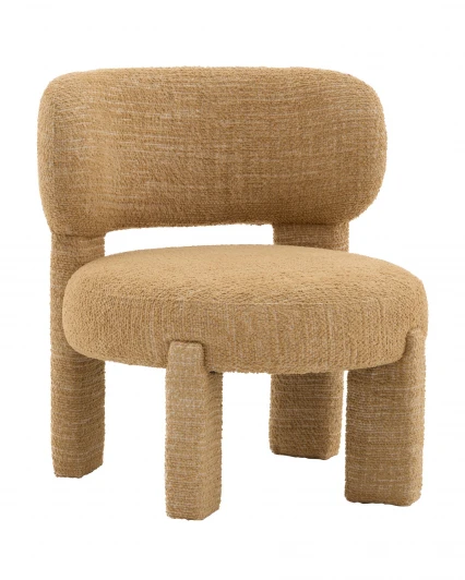 УТ000041683 Кресло лаунж Fani горчичный Stool Group арт.УТ000041683