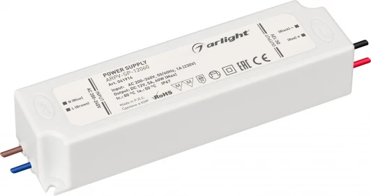 041914 Блок питания ARPV-SP-12060 (12V, 5A, 60W) (Arlight, IP67 Пластик, 5 лет) 041914